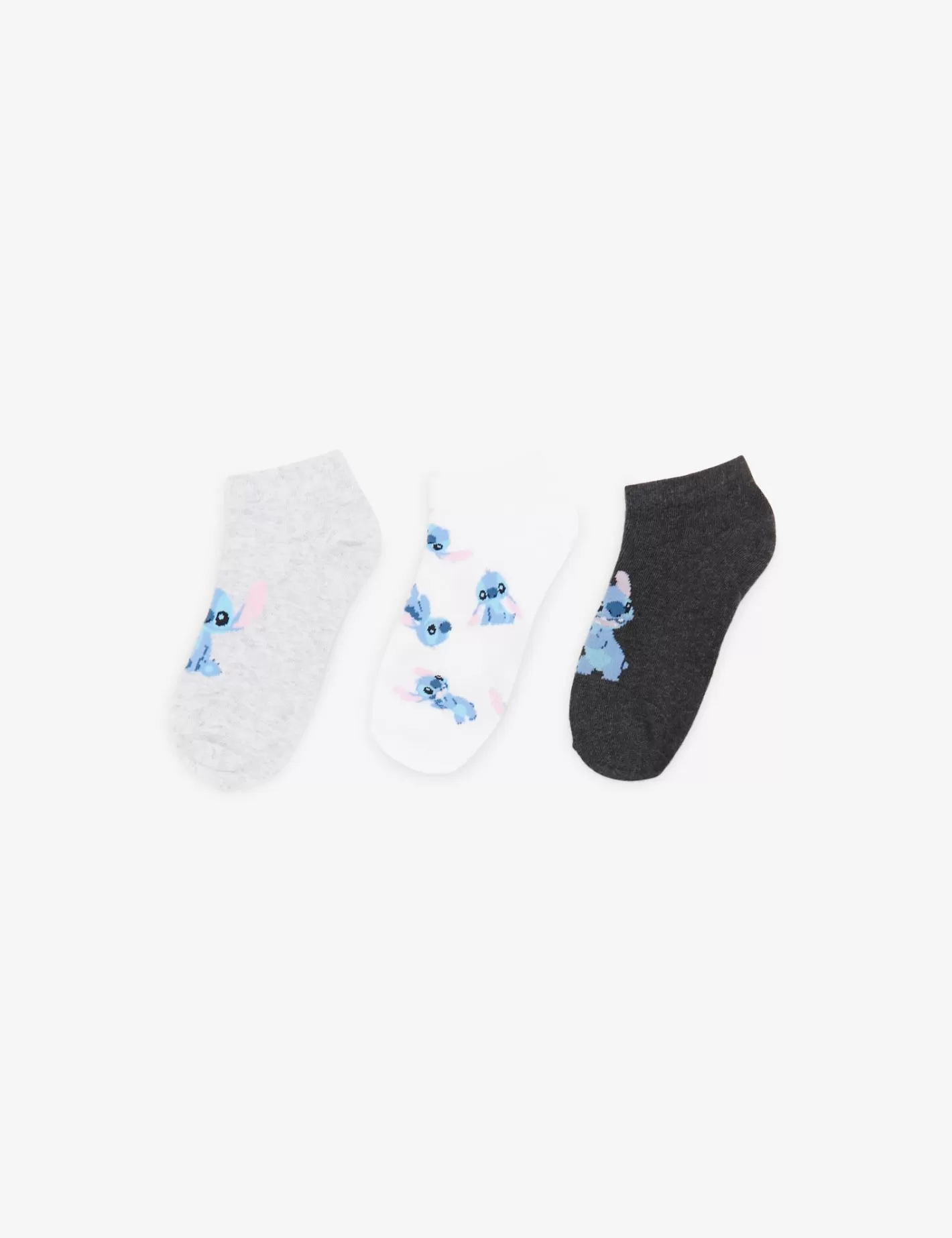 Chaussettes Disney Stitch grises et blanches^Jennyfer Shop