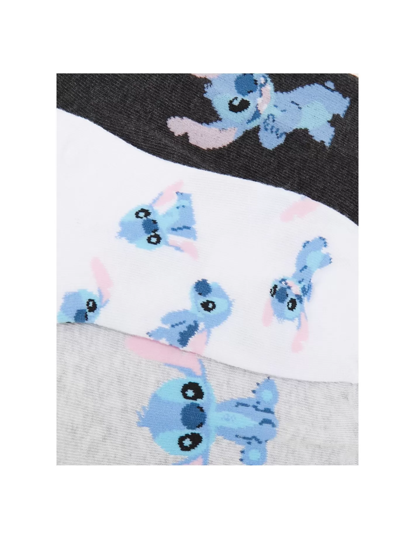 Chaussettes Disney Stitch grises et blanches^Jennyfer Shop