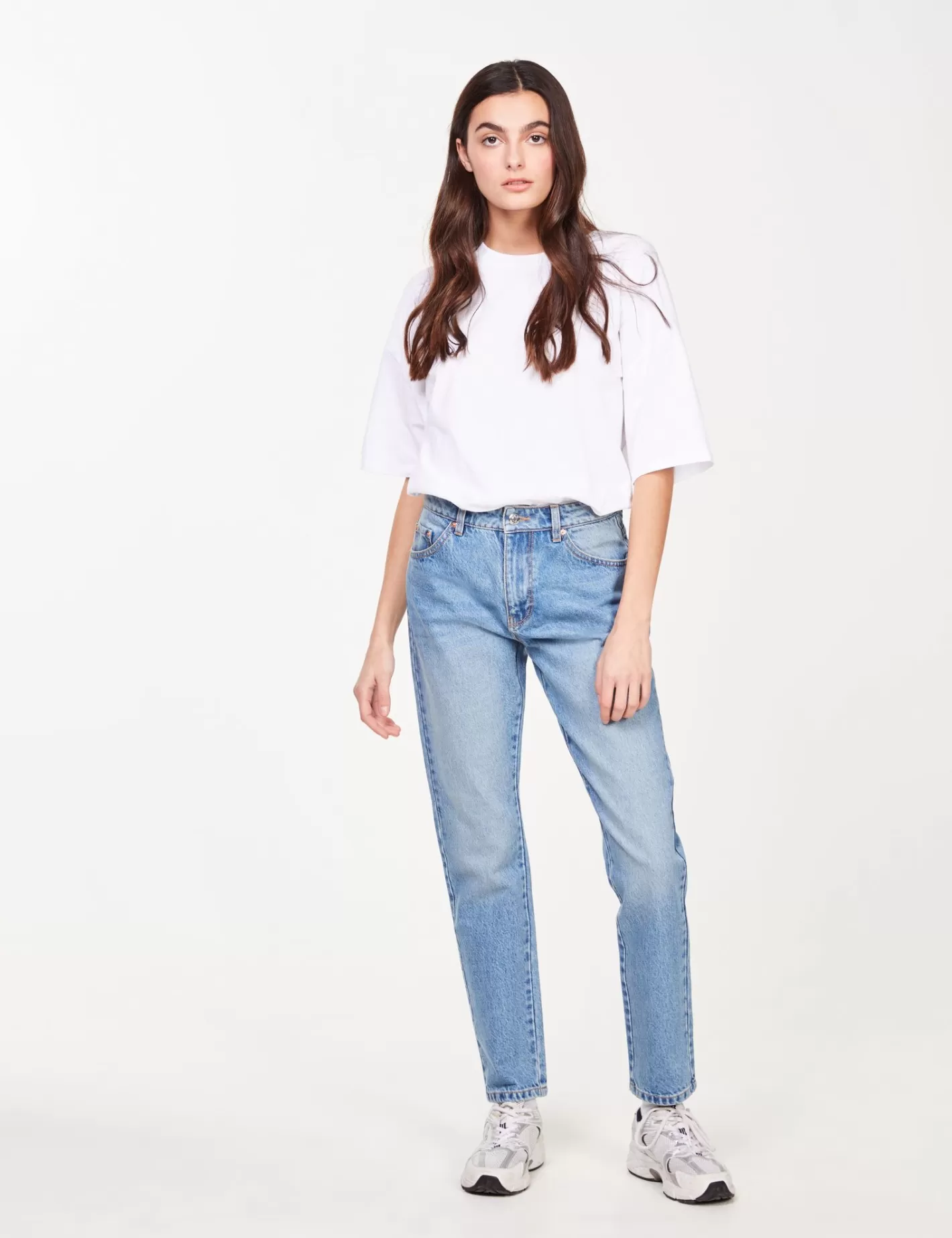 Jean bleu mom^Jennyfer Discount