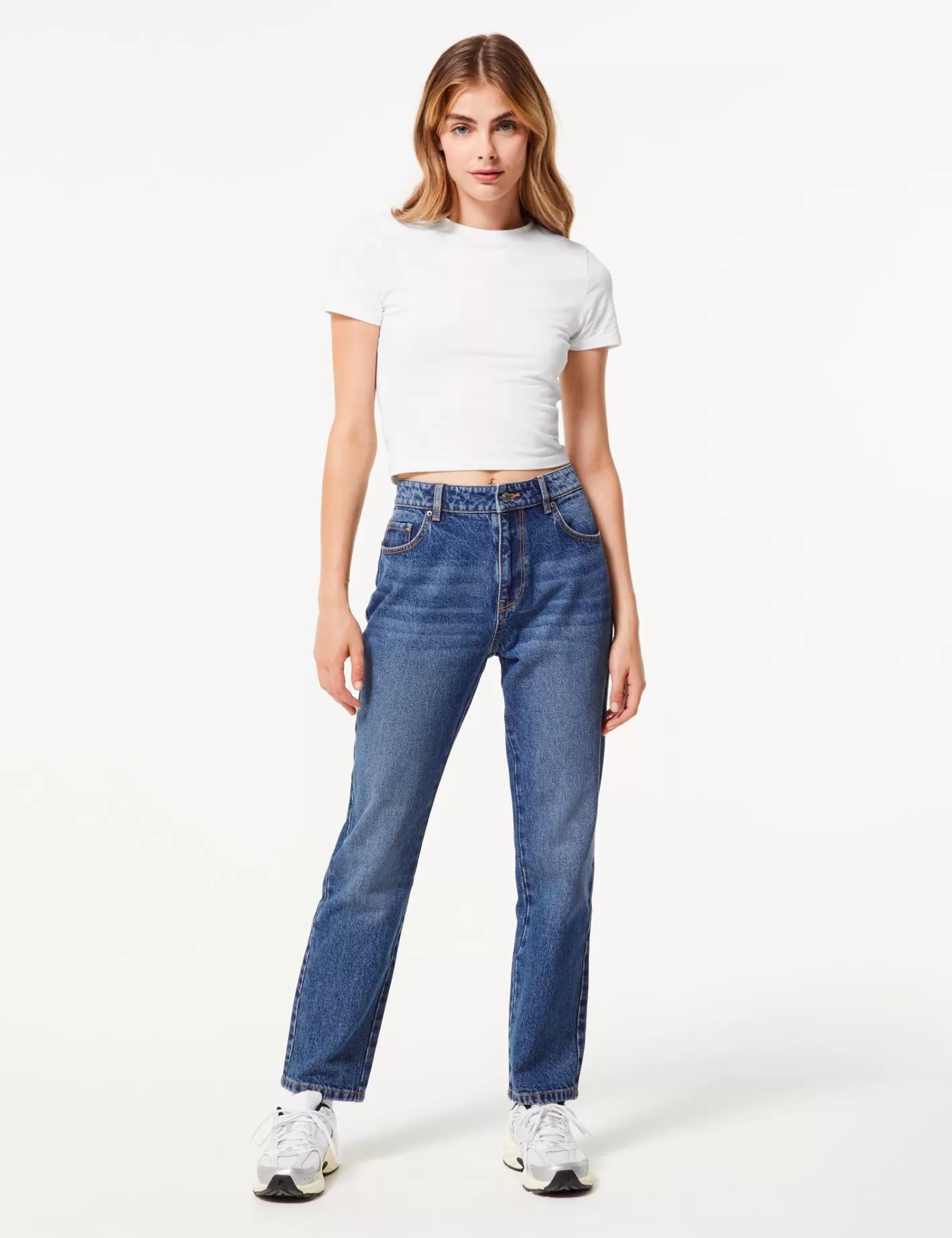 Jean mom bleu^Jennyfer Discount