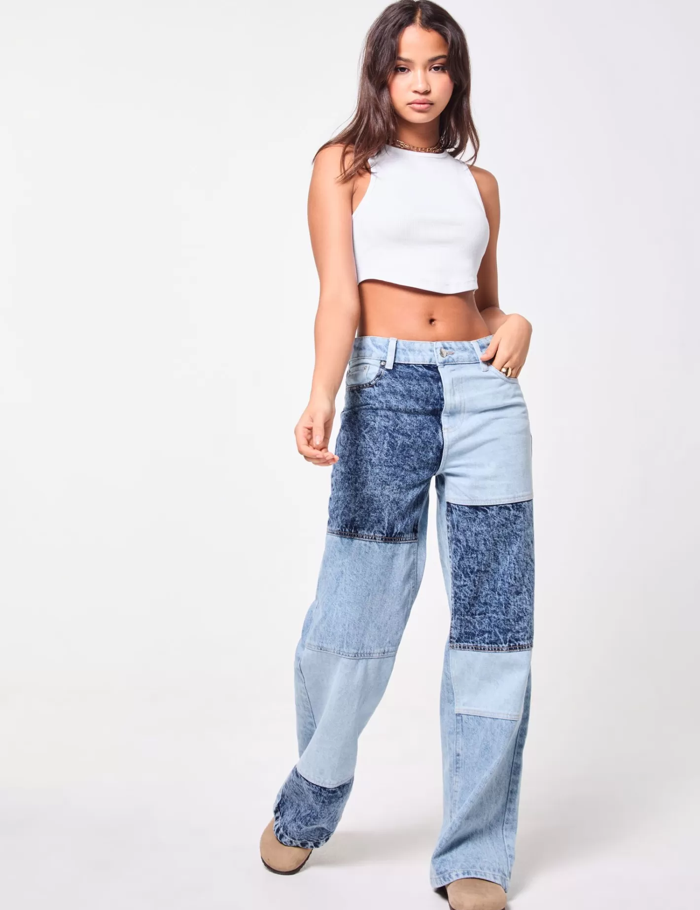 Jean wide leg bleu^Jennyfer Hot