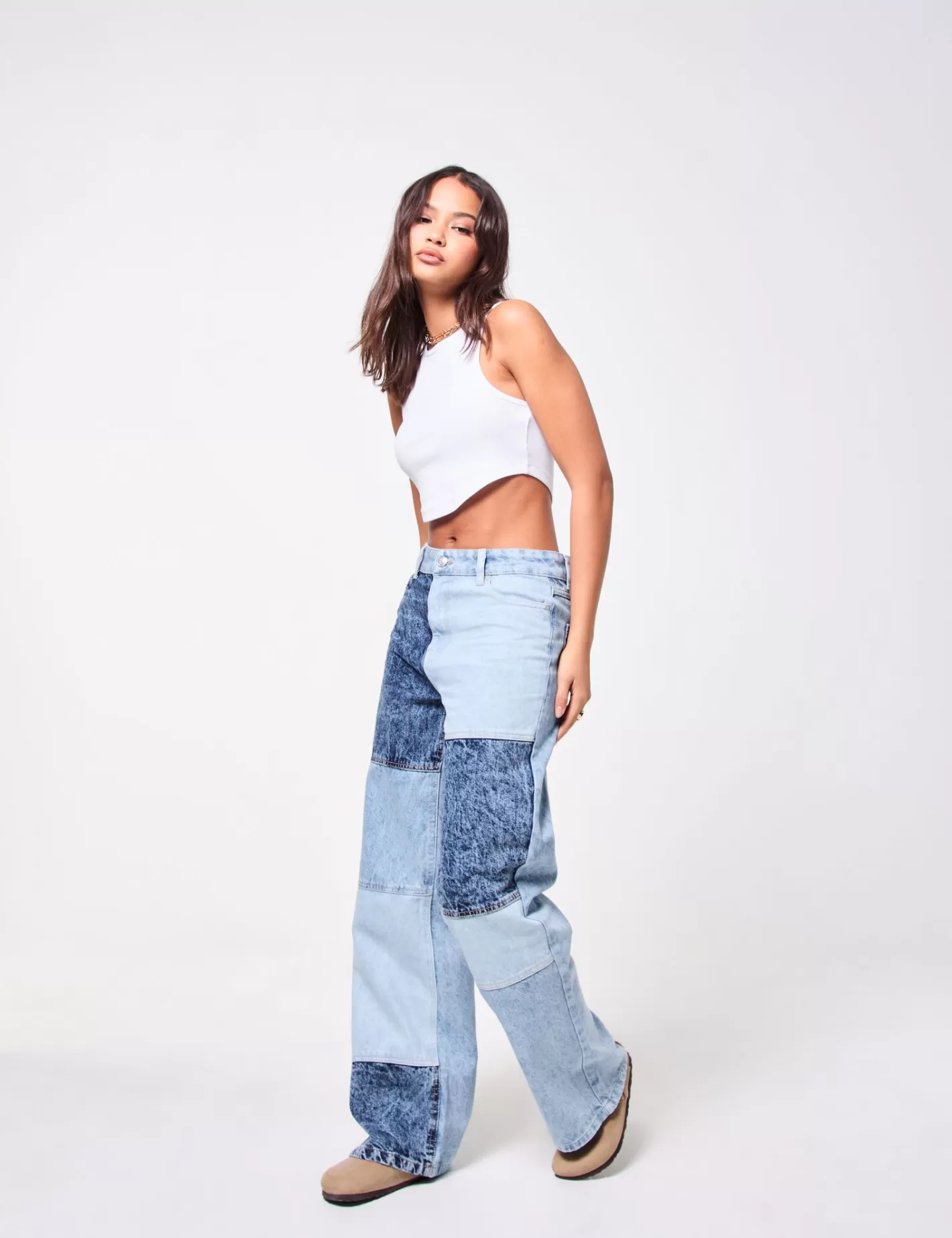 Jean wide leg bleu^Jennyfer Hot