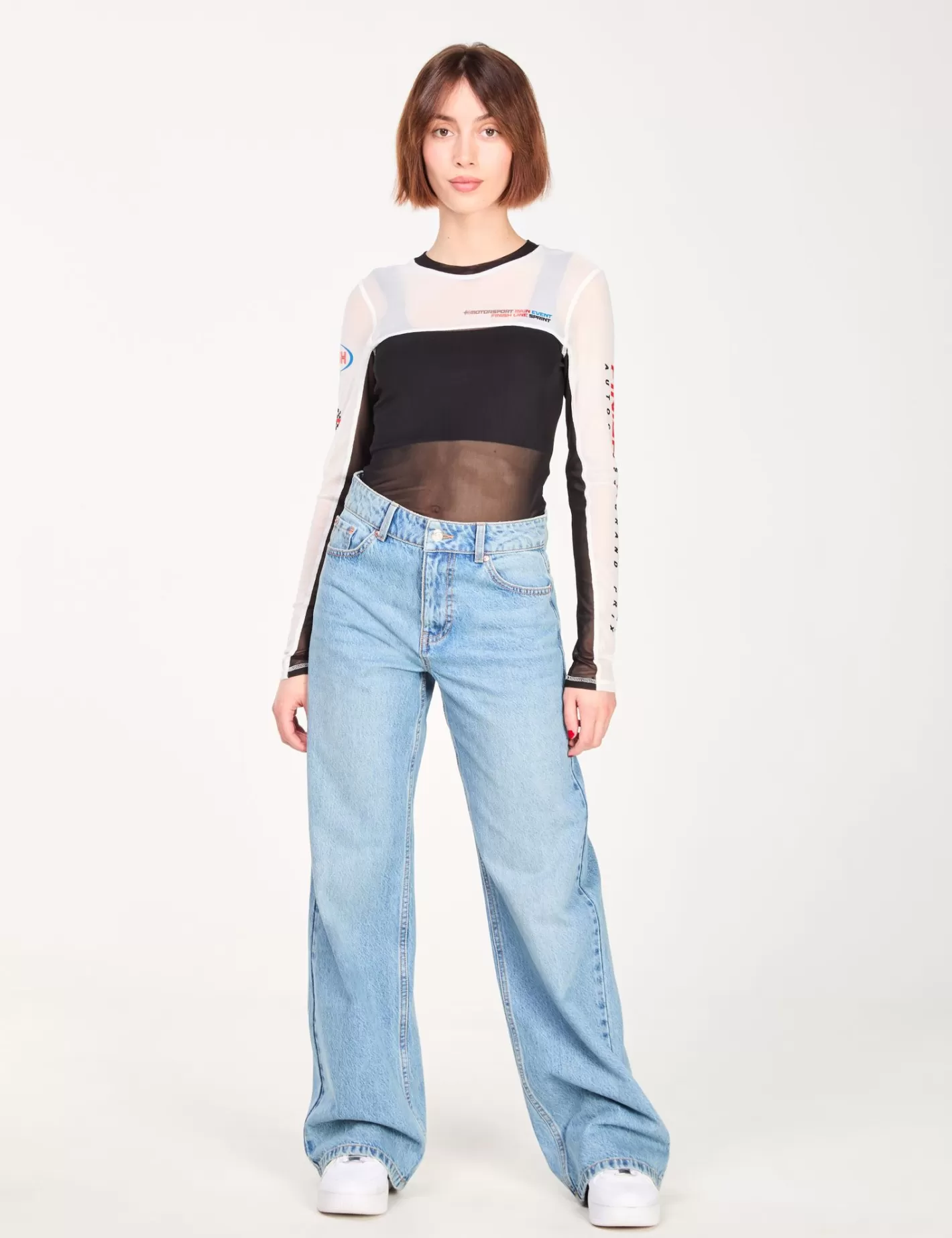 Jean wide leg bleu ciel^Jennyfer Cheap