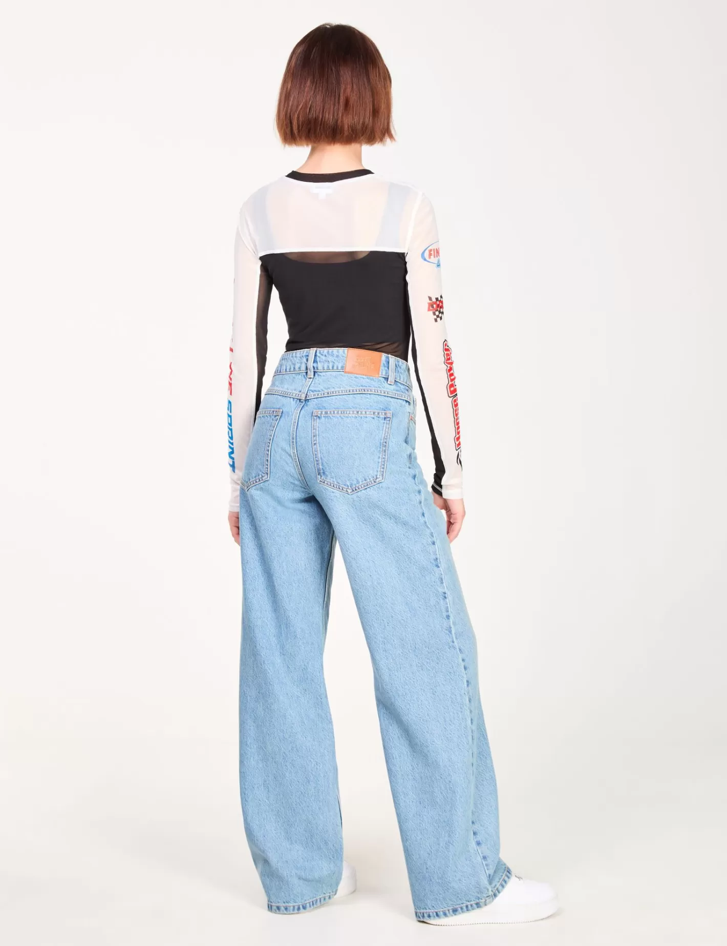 Jean wide leg bleu ciel^Jennyfer Cheap