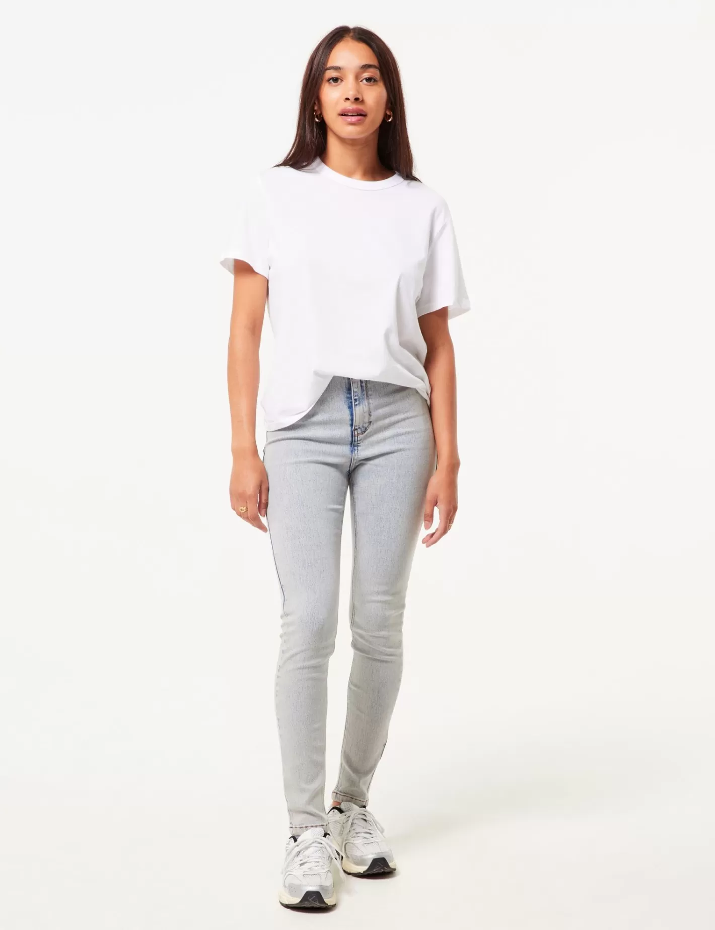 Jegging en jean bleu effet usé^Jennyfer Fashion