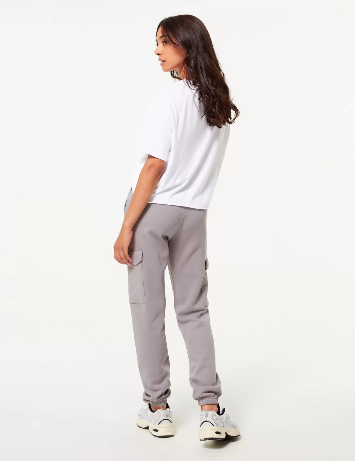 Jogging cargo ajusté gris^Jennyfer New