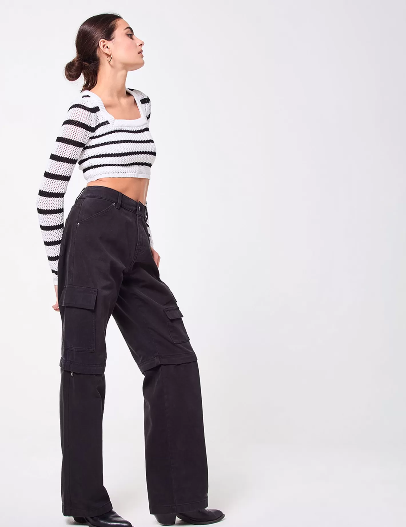 Pantalon 2 en 1 cargo straight ^Jennyfer Flash Sale