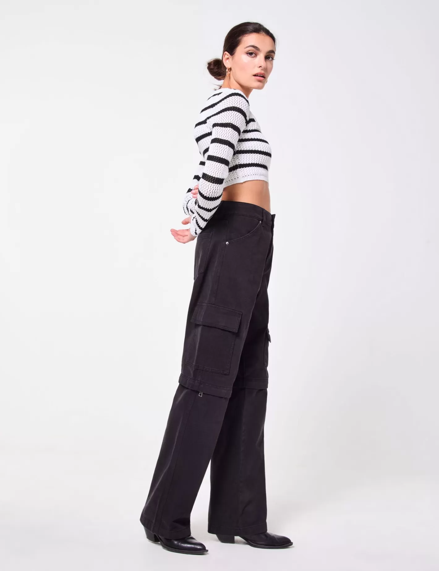 Pantalon 2 en 1 cargo straight ^Jennyfer Flash Sale