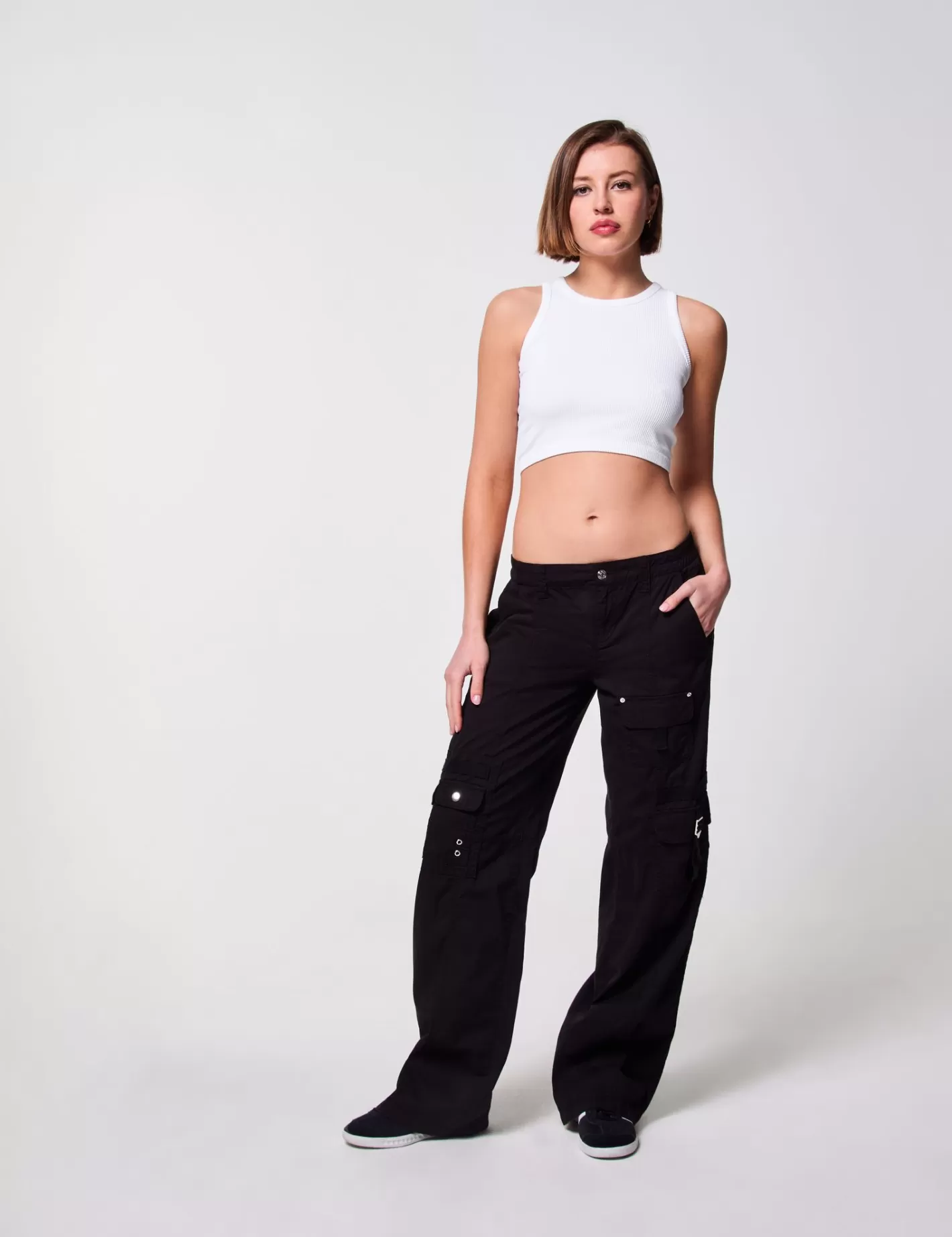 Pantalon cargo straight ^Jennyfer Sale