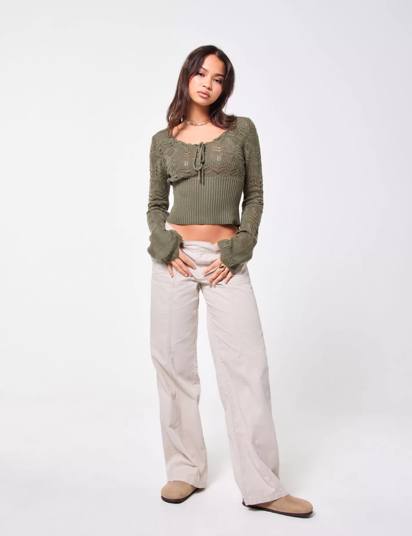 Pantalon droit taille basse ^Jennyfer Outlet