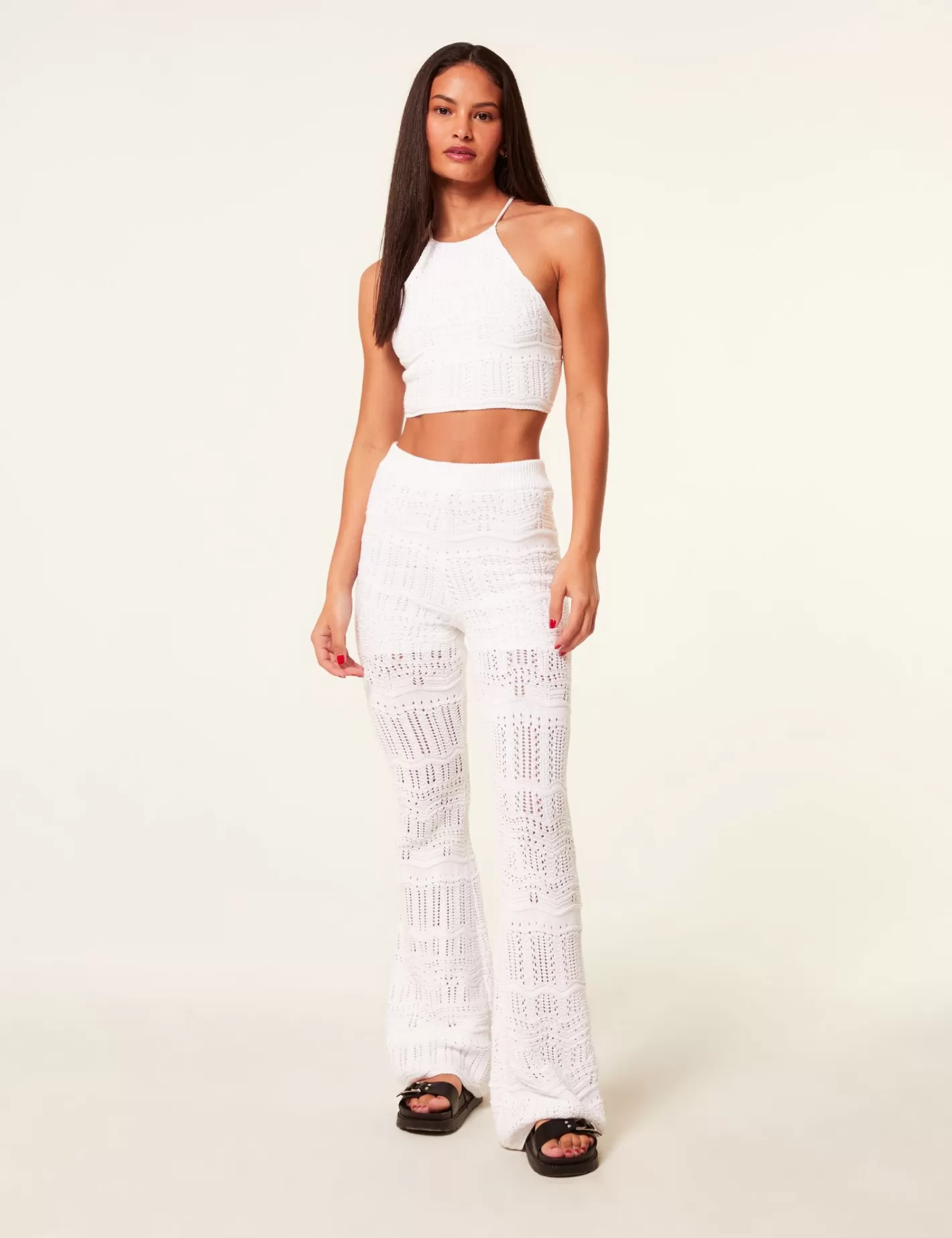 Pantalon flare crochet^Jennyfer Discount