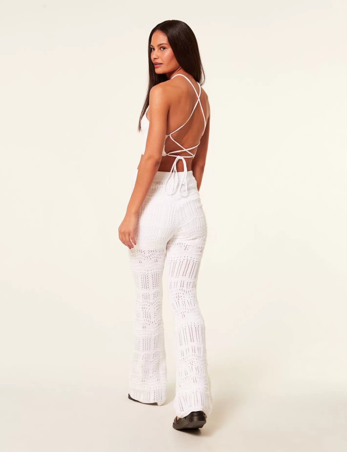 Pantalon flare crochet^Jennyfer Discount