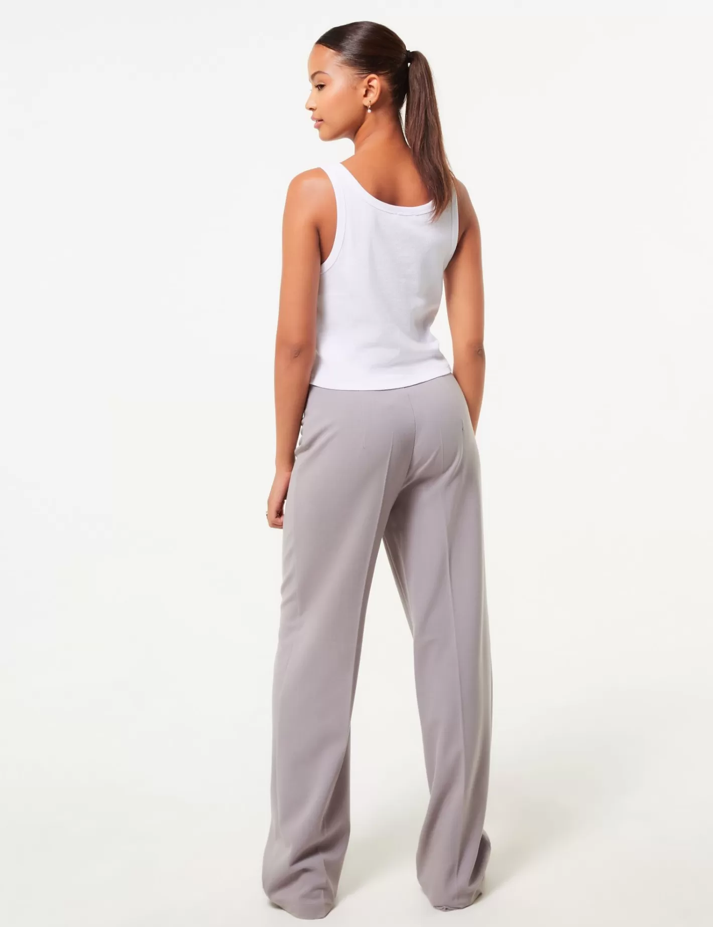 Pantalon palazzo gris^Jennyfer Cheap