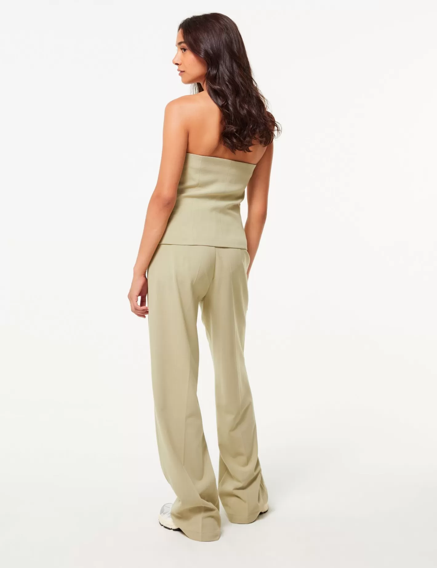 Pantalon palazzo vert moyen^Jennyfer Online