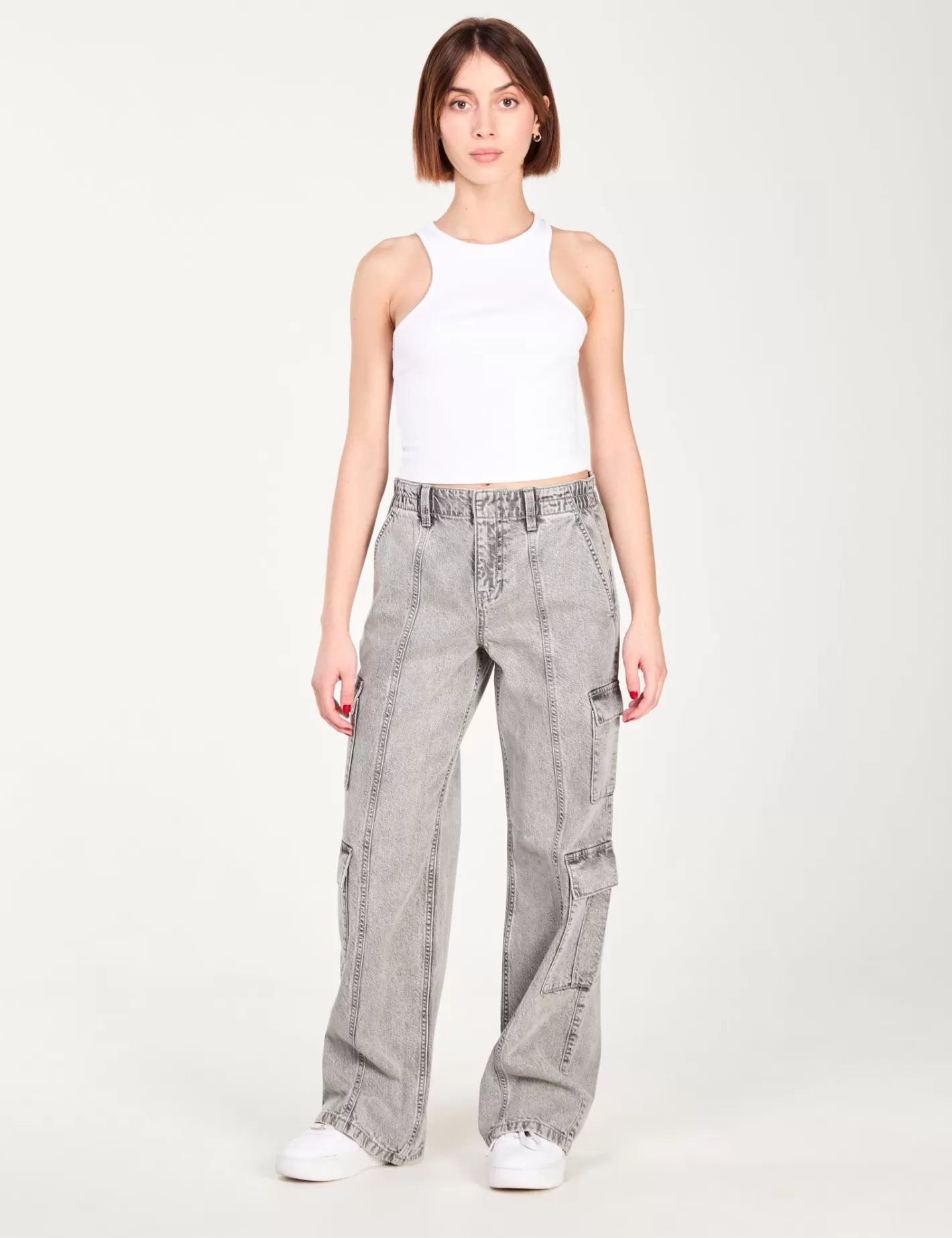 Pantalon straight cargo ^Jennyfer Clearance