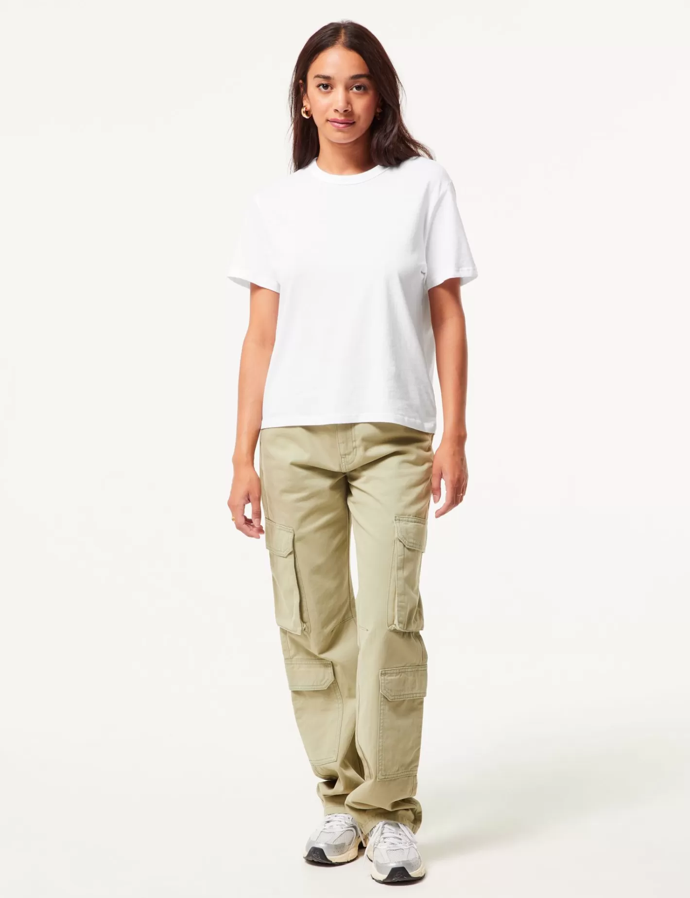 Pantalon straight cargo vert moyen^Jennyfer Flash Sale