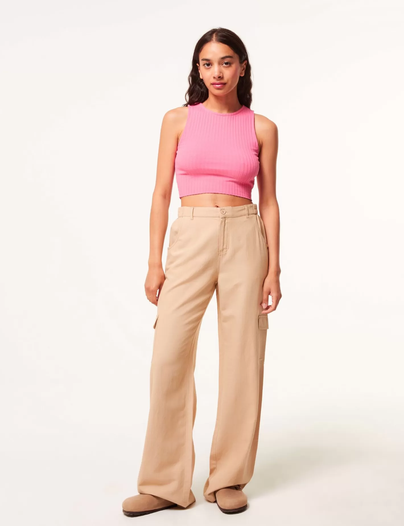 Pantalon wide leg fluide à poches^Jennyfer Discount