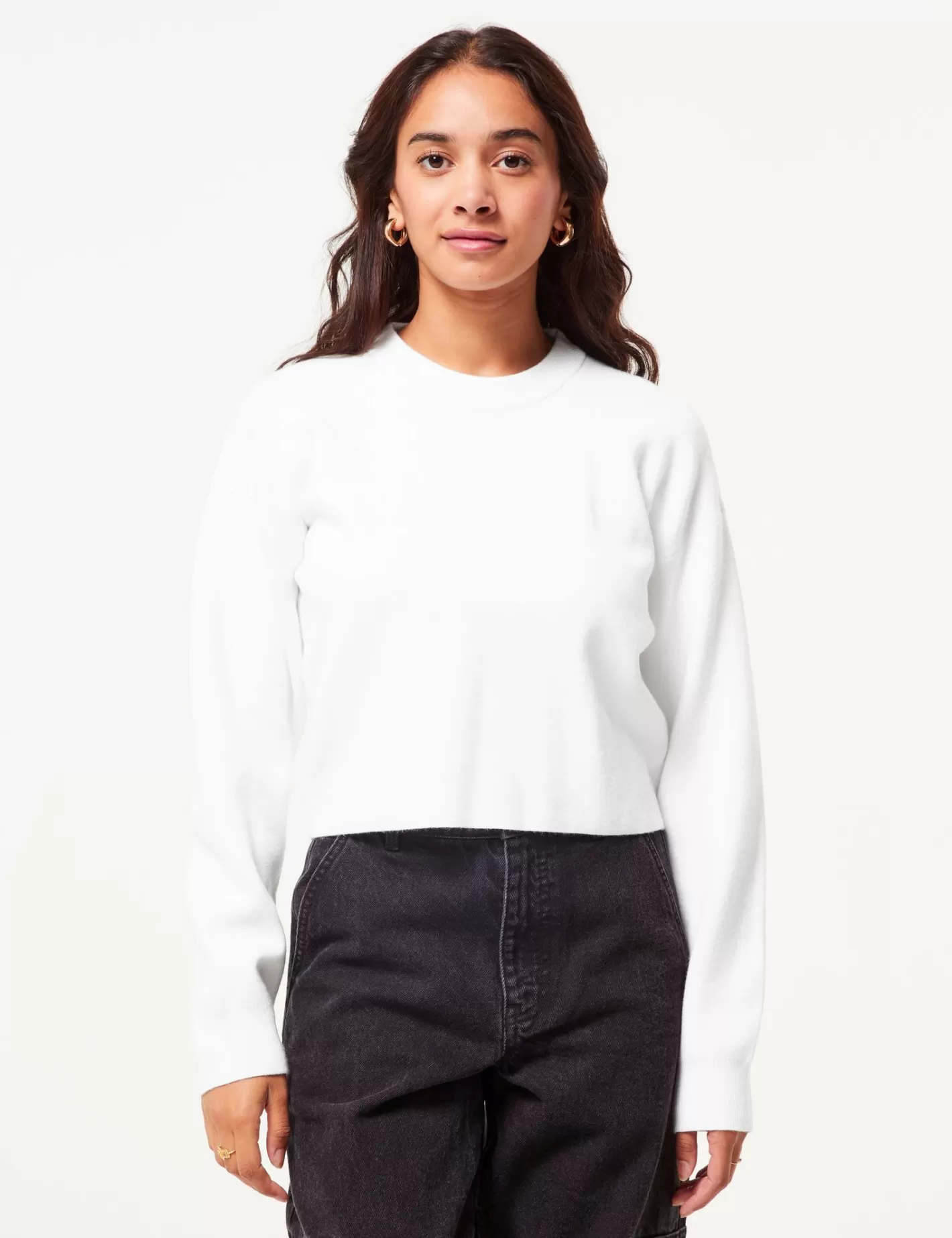 Pull en maille côtelée court^Jennyfer Online