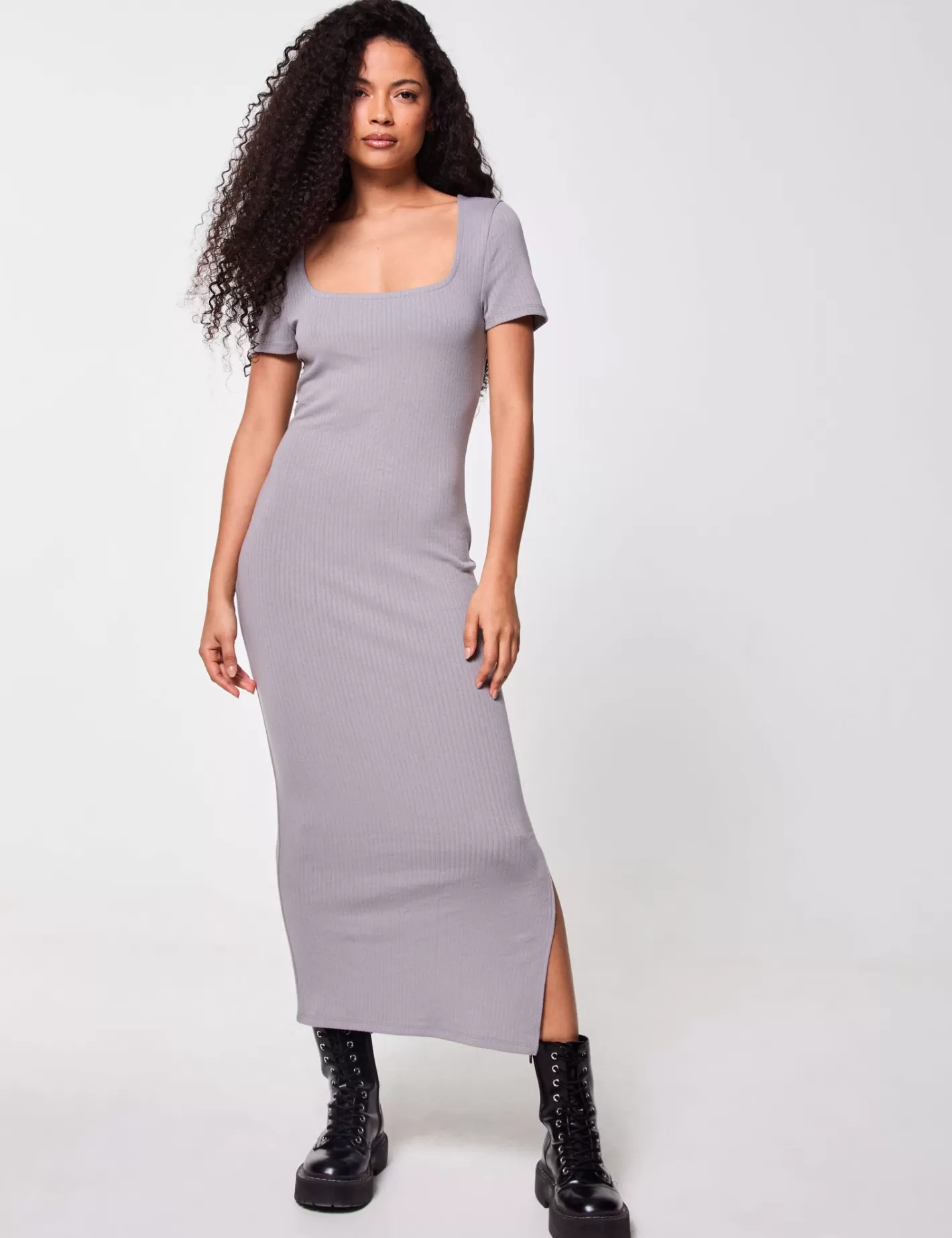 Robe longue côtelée ^Jennyfer Store