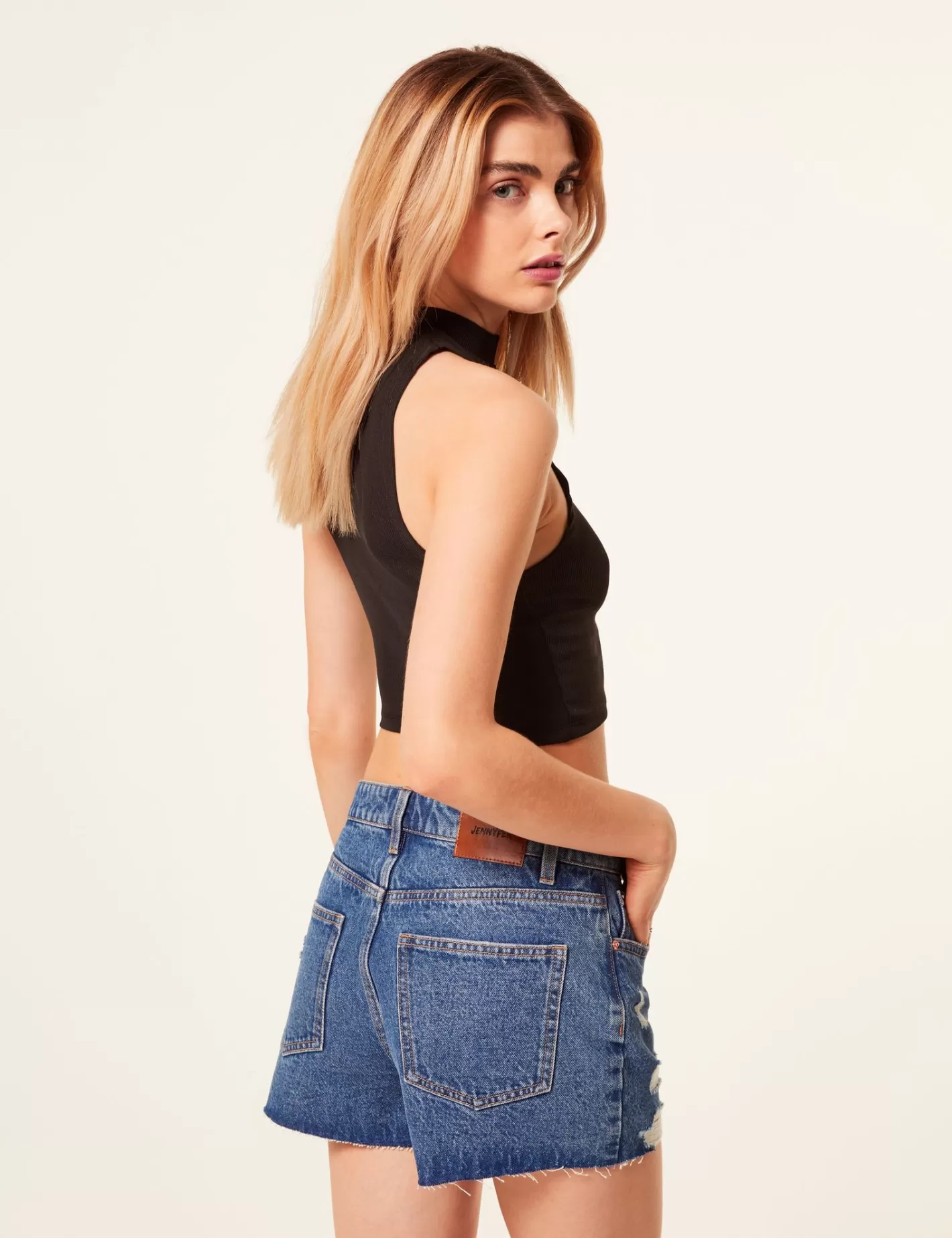 Short en jean destroy^Jennyfer Fashion