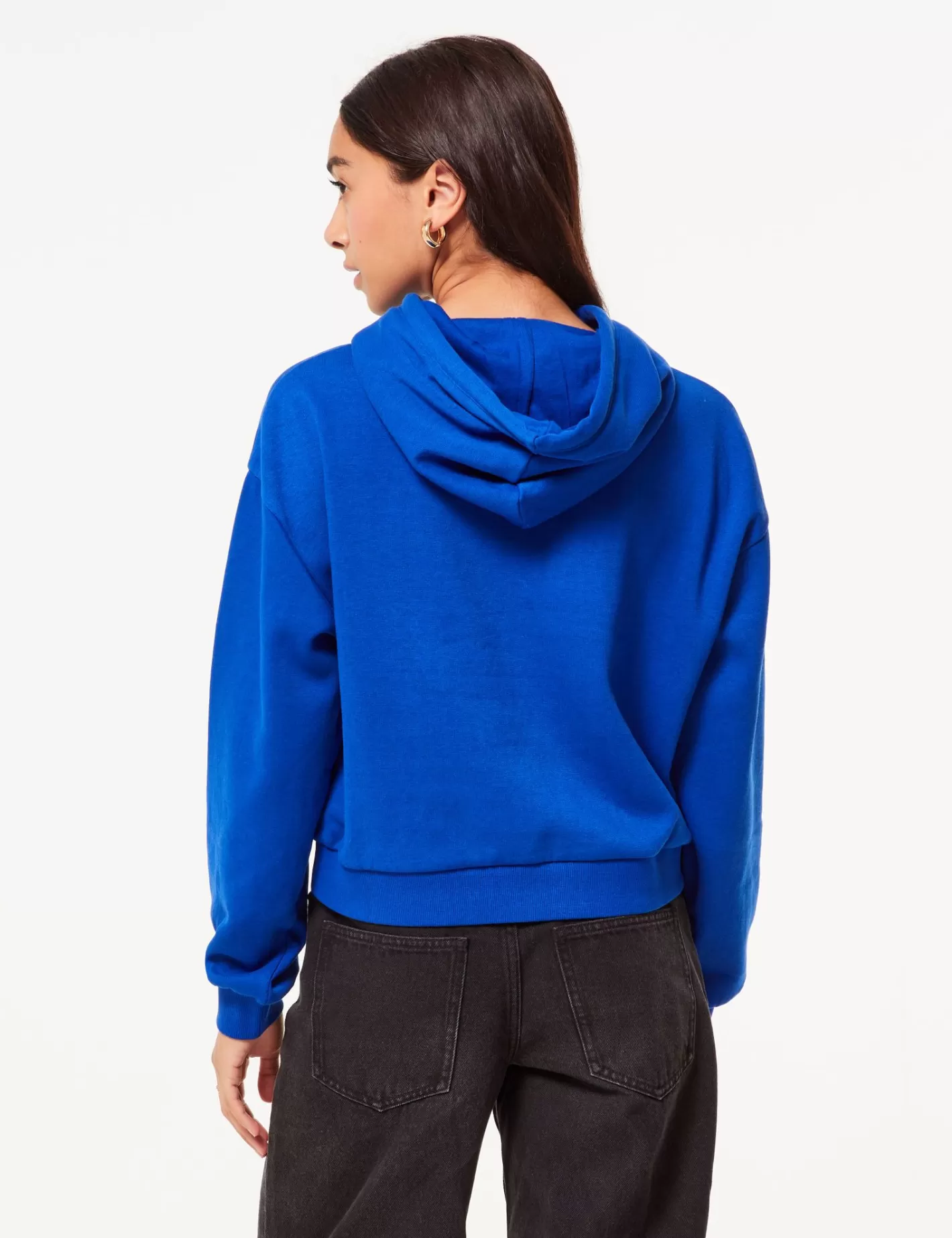 Sweat à capuche bleu basic^Jennyfer Best Sale