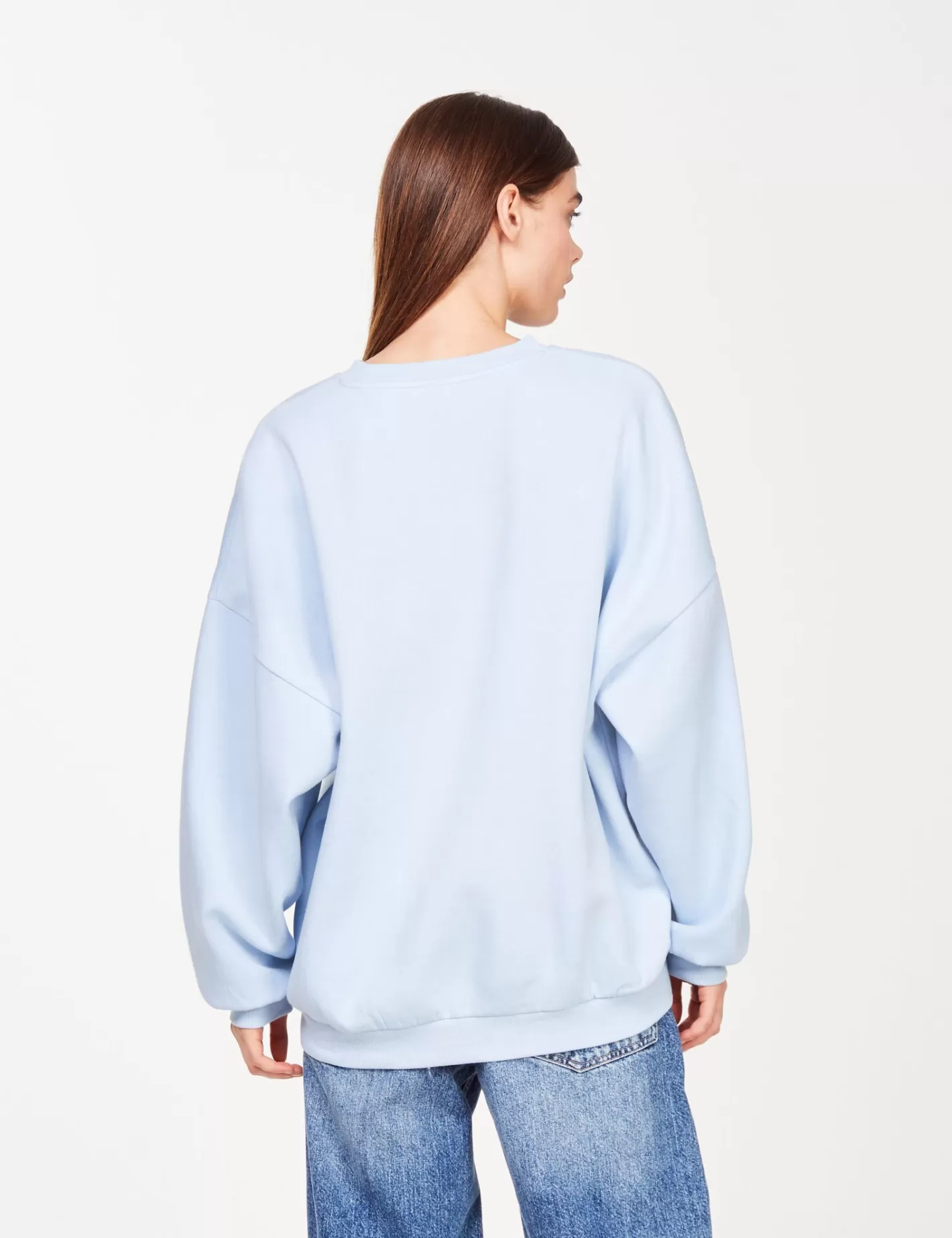 Sweat basic oversize bleu ^Jennyfer Hot