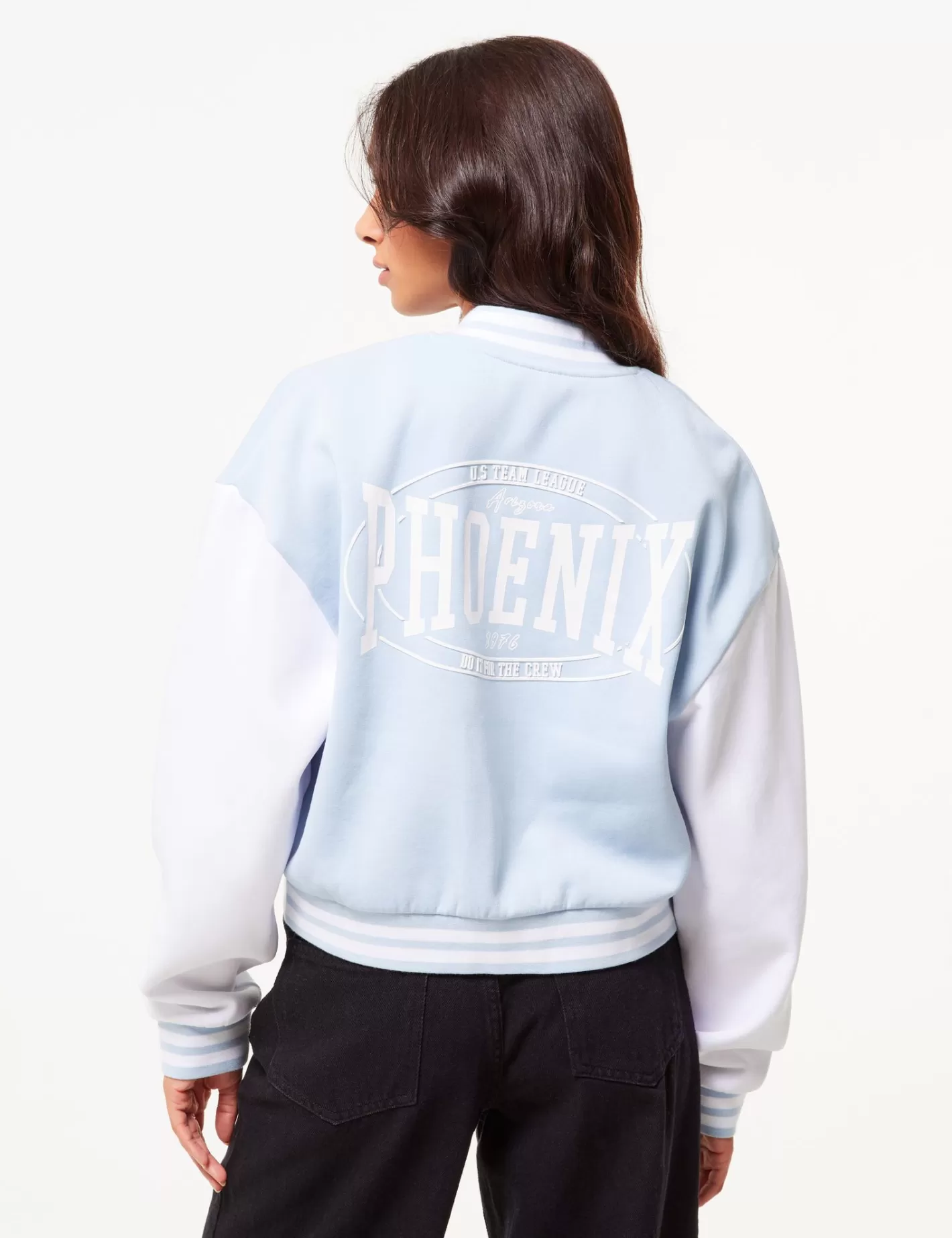 Sweat bleu imprimé Phoenix^Jennyfer Outlet