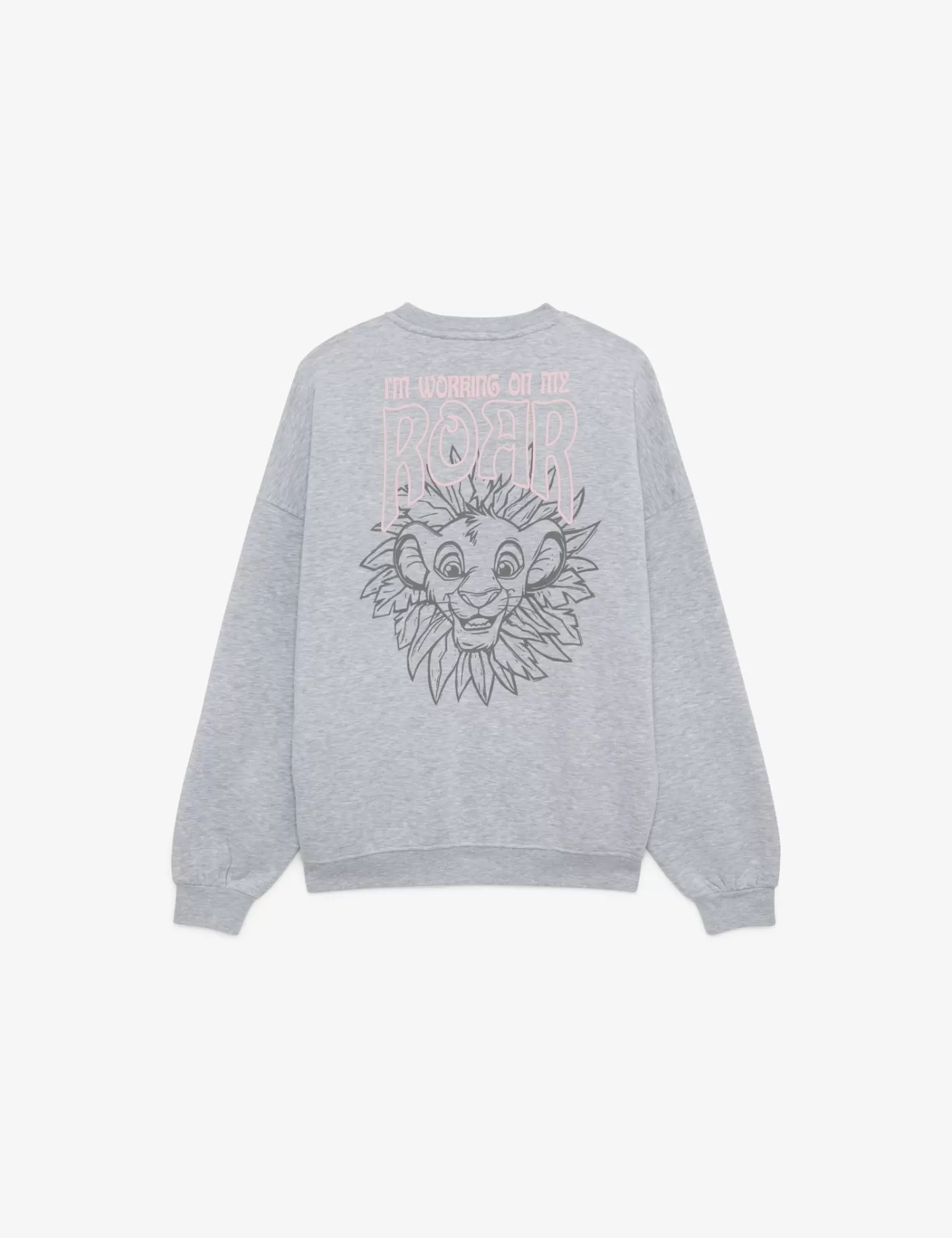 sweat imprimé disney x Simba gris chiné clair^Jennyfer Hot