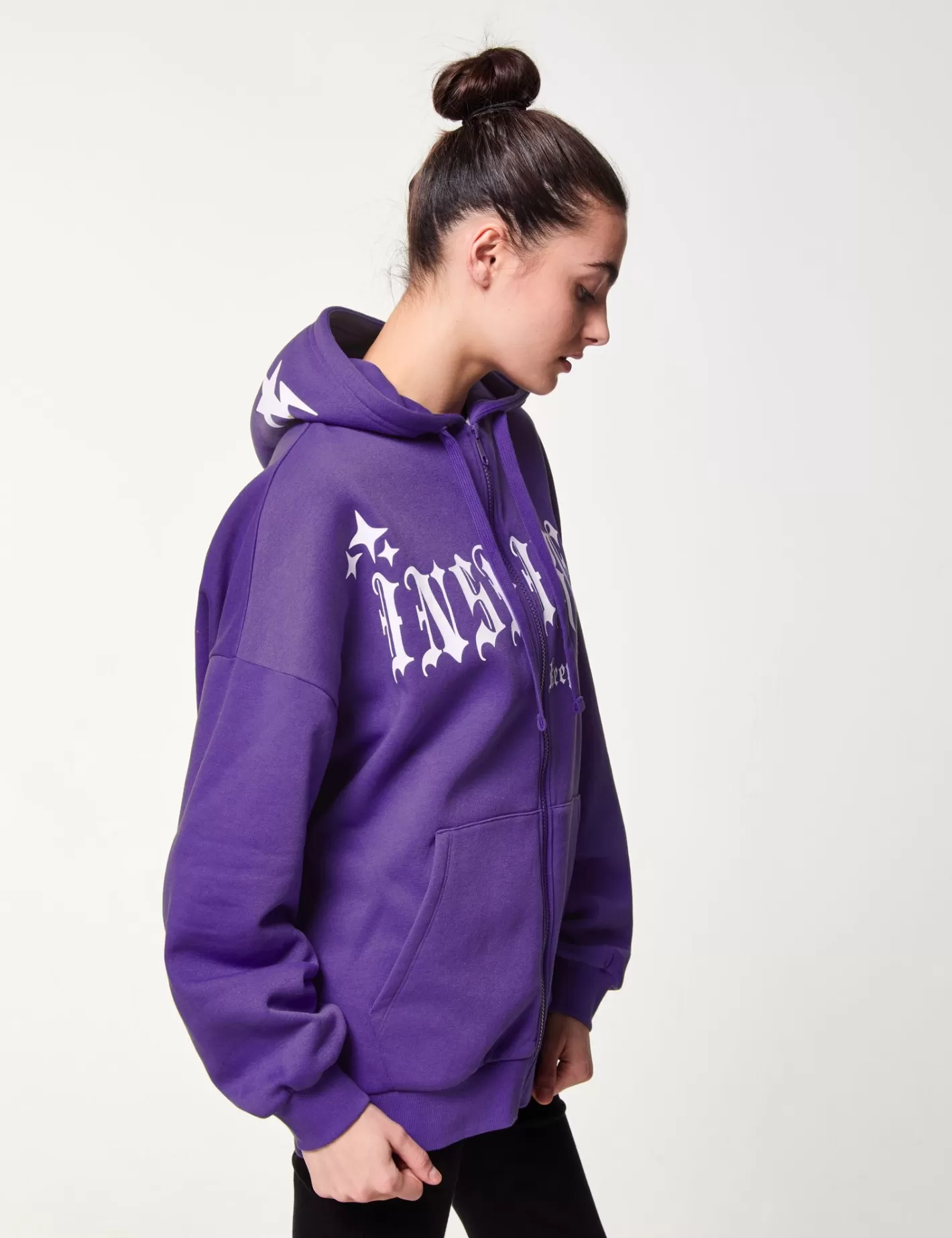 Sweat oversize Inspired violet^Jennyfer Flash Sale