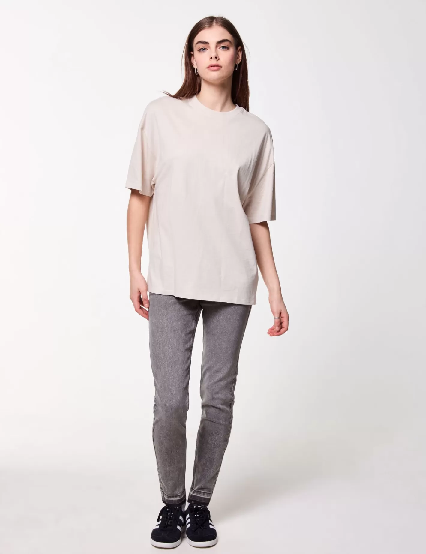 T-shirt basic oversize crème^Jennyfer Store