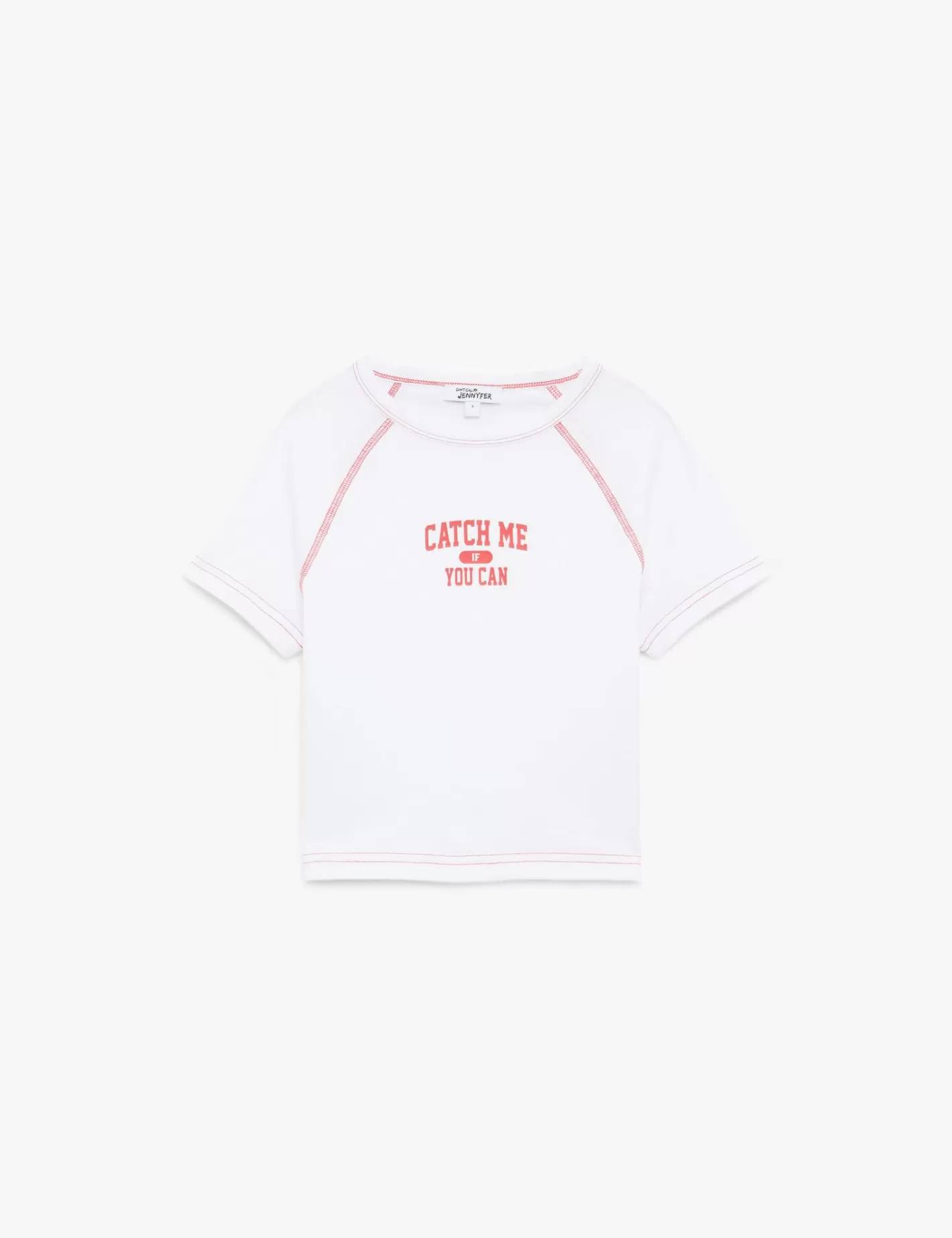 T-shirt crop top à message^Jennyfer Best Sale