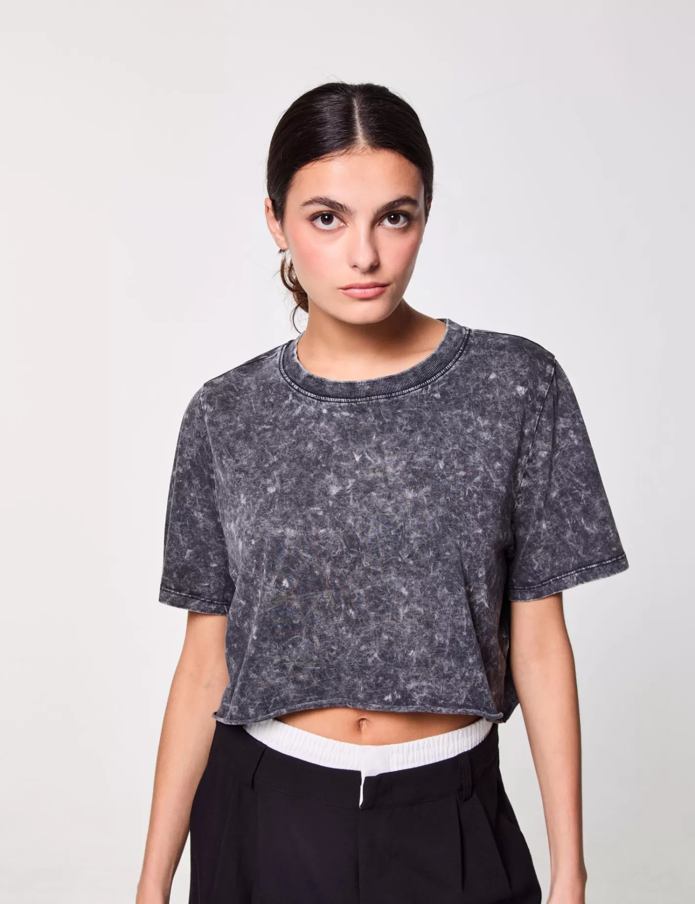 T-shirt crop top ^Jennyfer Best Sale