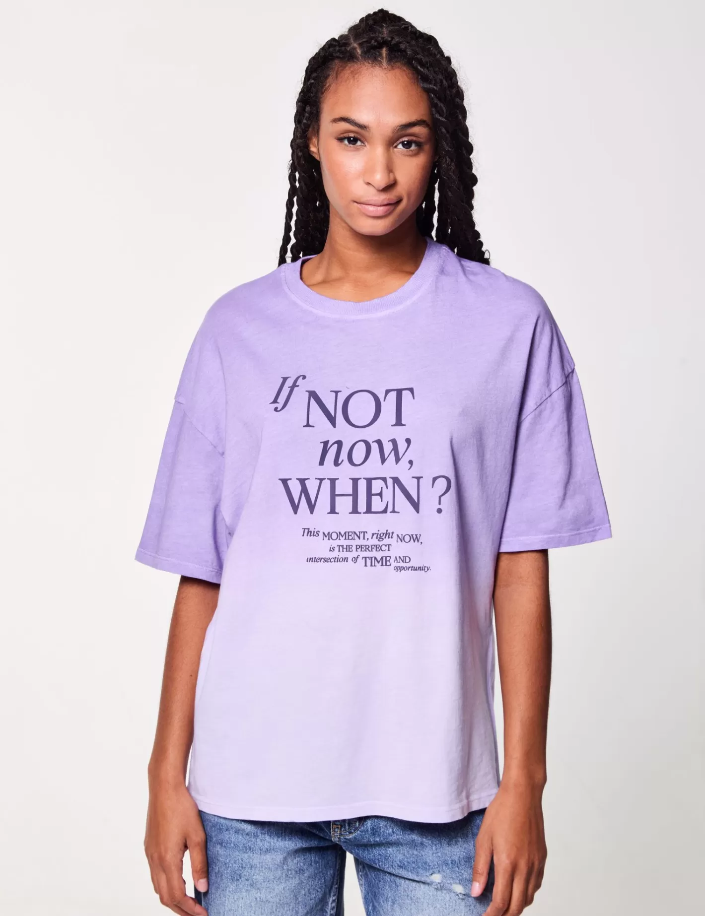 T-shirt oversize à message^Jennyfer Flash Sale