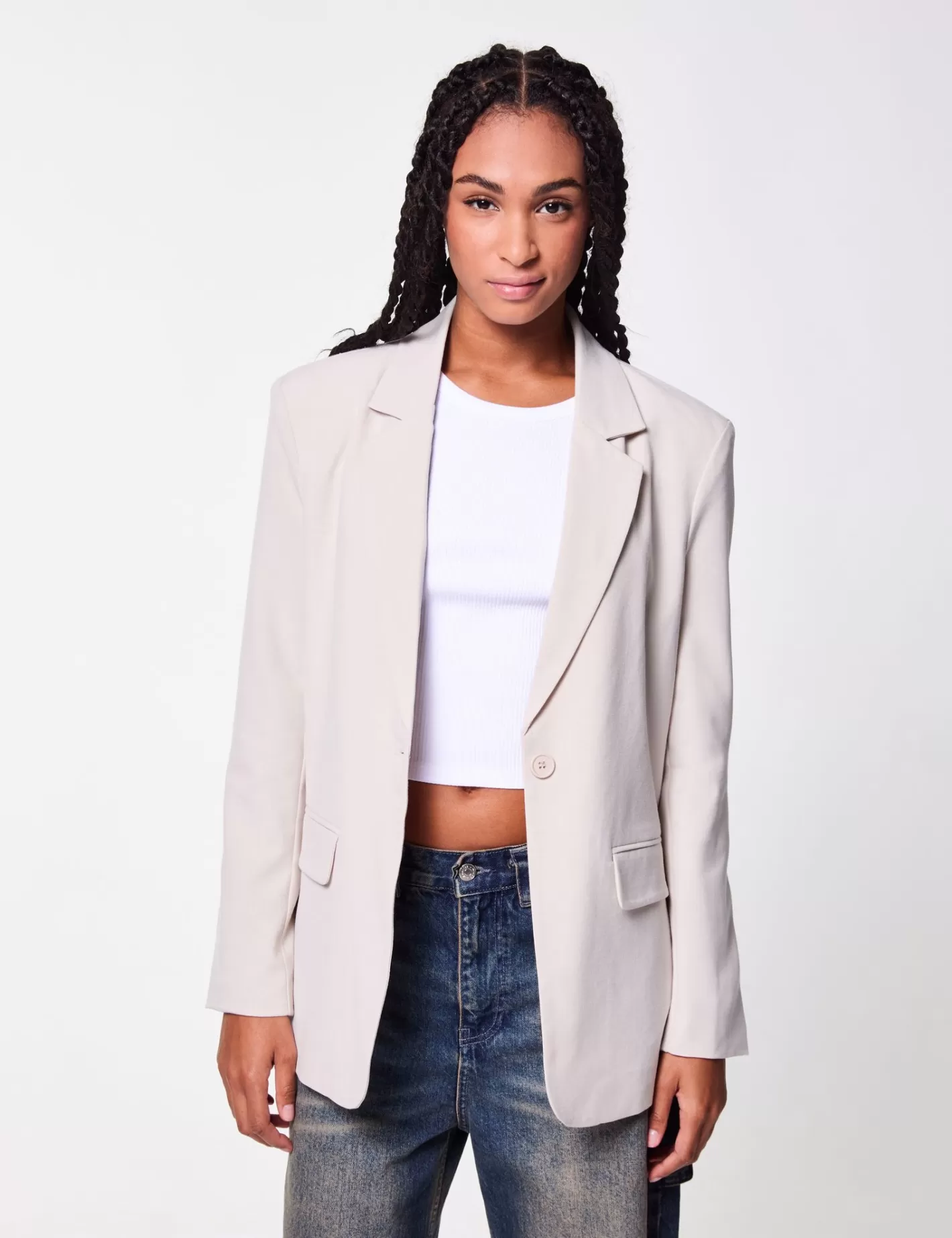 Veste blazer crème^Jennyfer Online