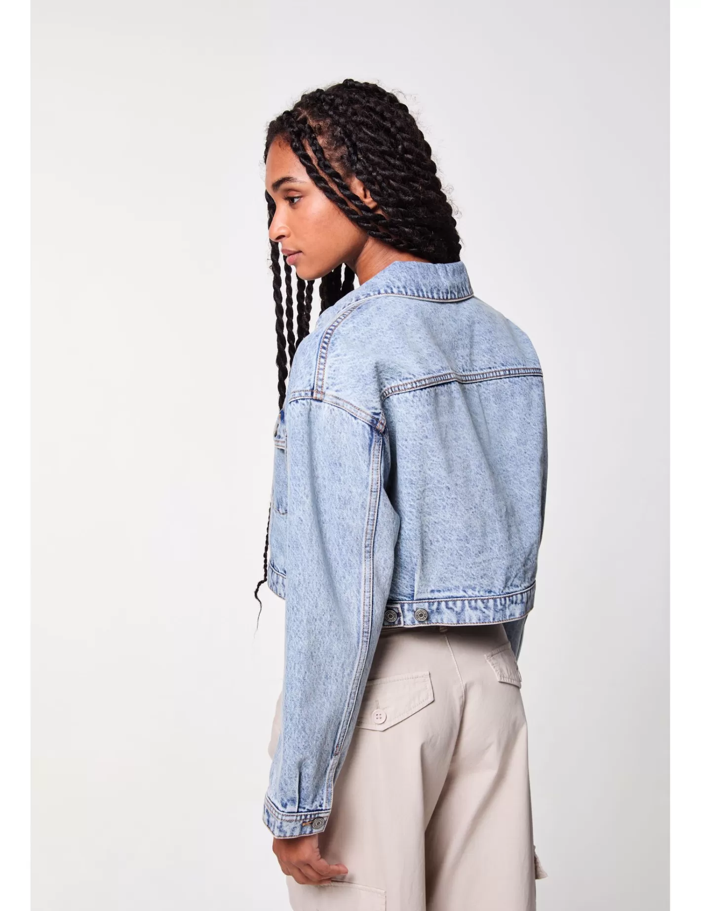 Veste en jean bleu^Jennyfer Cheap